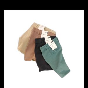 SO Juniors' Chino Shorts - Green, Black, Brown, Tan